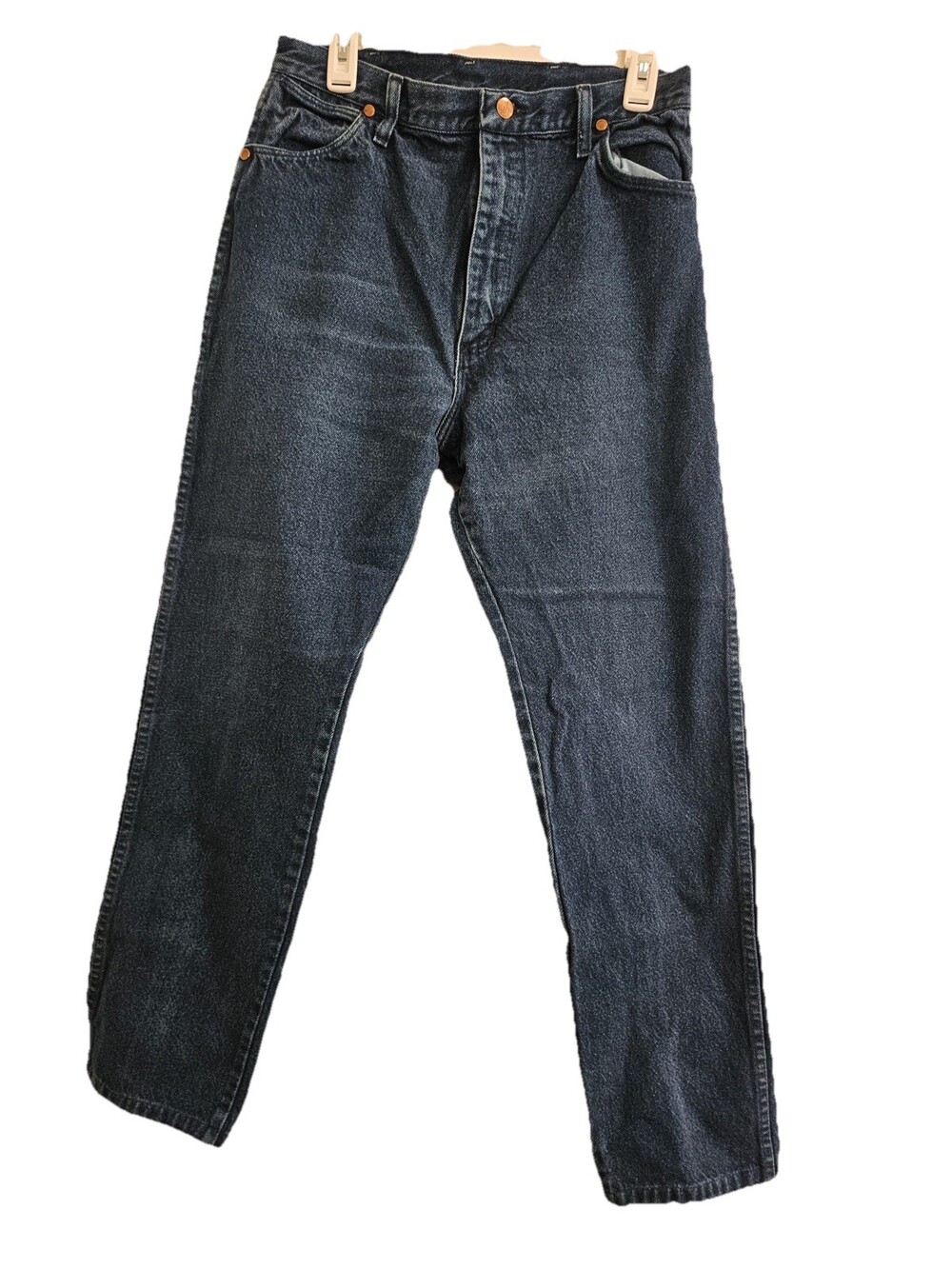Vintage Wrangler Womens Sz 13X34 13MWZ Jeans Cowboy Cut Original Fit Dark Blue
